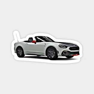 Abarth 124 Cartoon Sticker